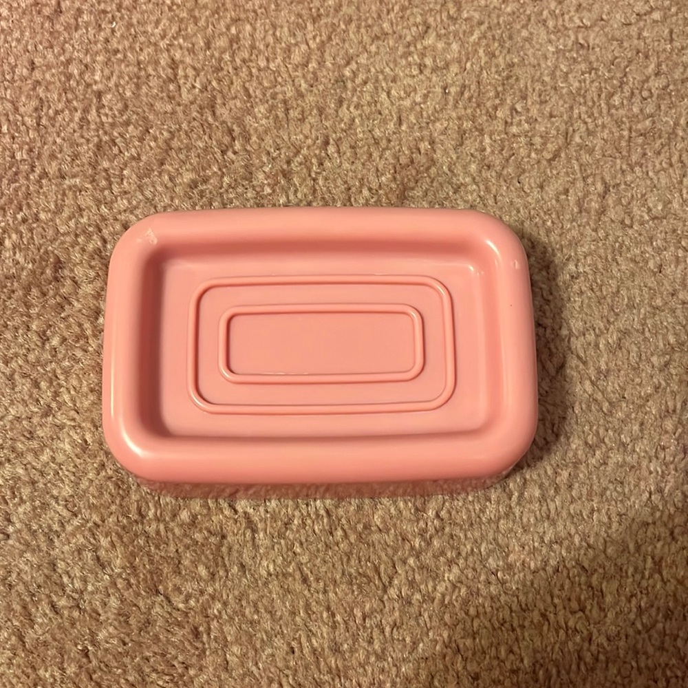 Pink Soap Dish
